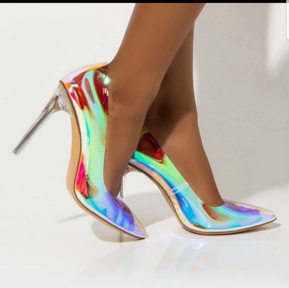 💗 RESTOCKED 💗Miami  doll clear pumps - Picture 2 of 6